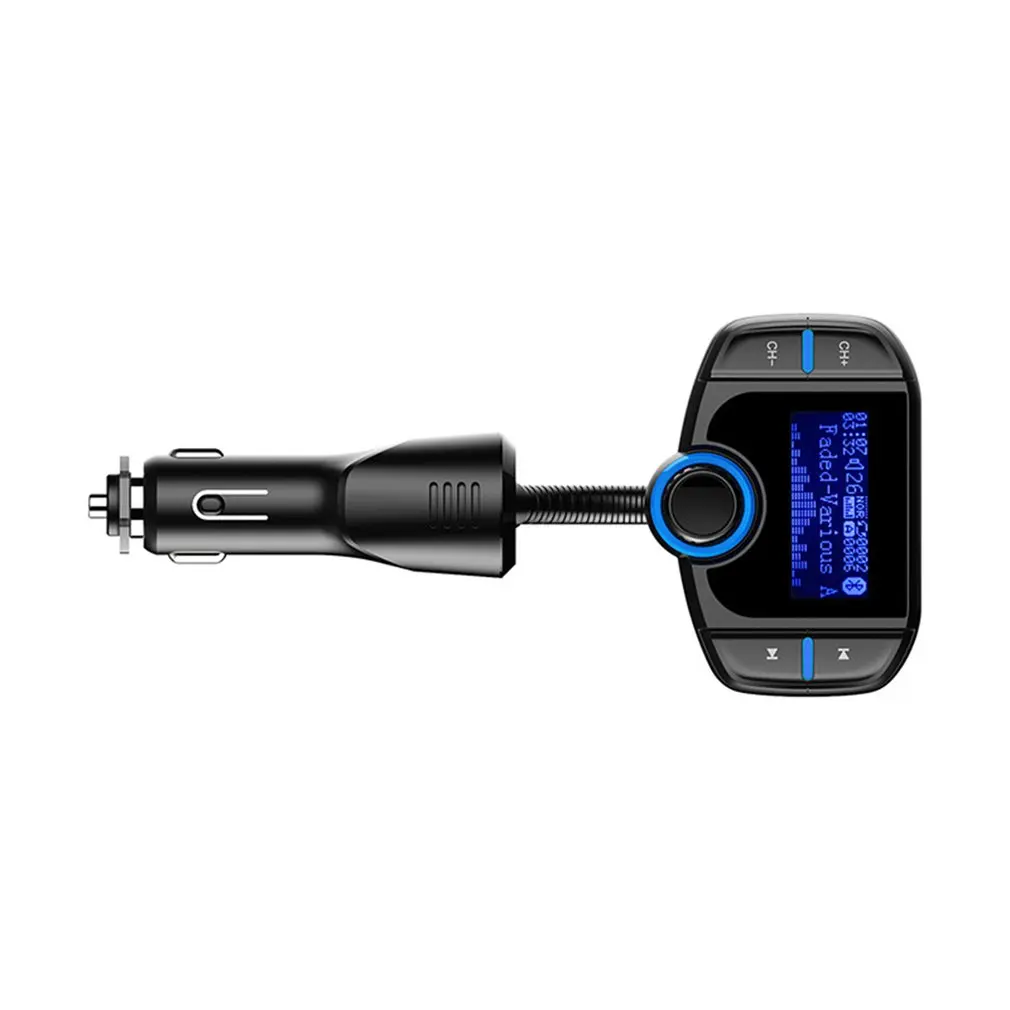Автомобильный FM передатчик с экраном 1 7 дюйма улучшенный Bluetooth BT70 Quick charge 3 0
