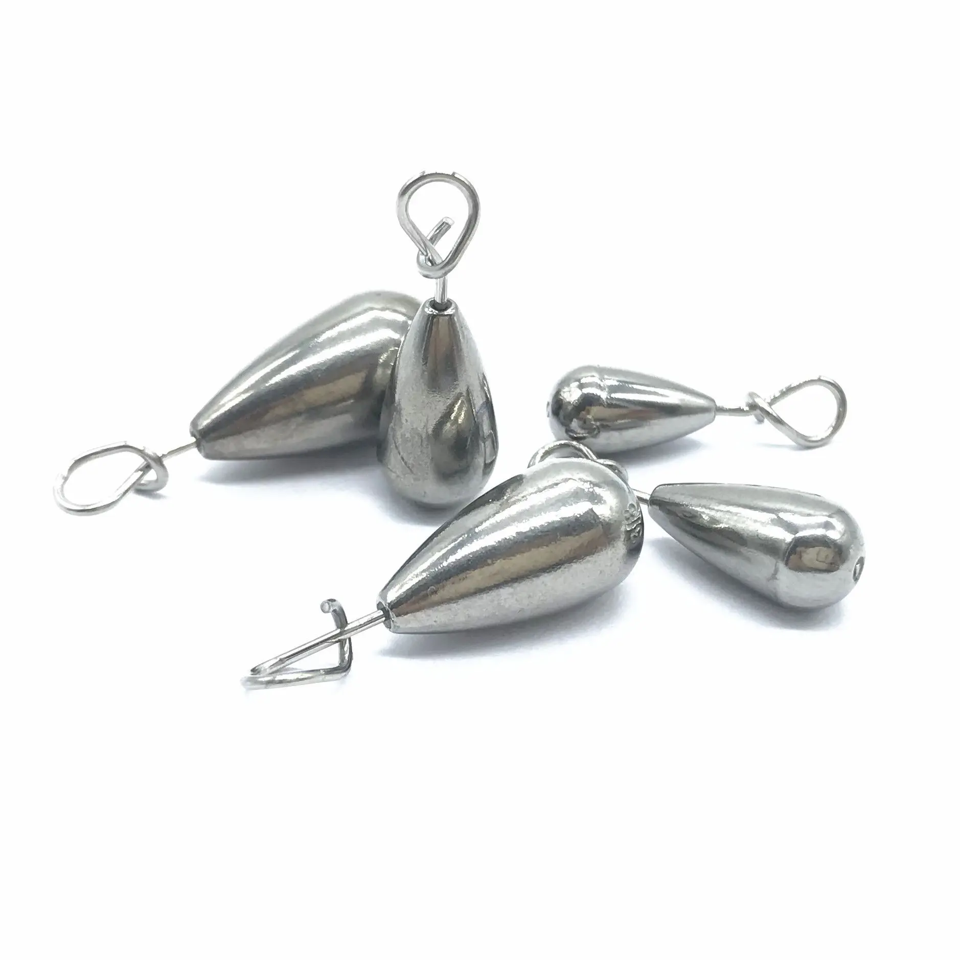 1pc 35/53/7/105/14g Fishing Sinker Tungsten fall Hook Connector Line Sinkers Additional Weight Quick Release Casting | Спорт и