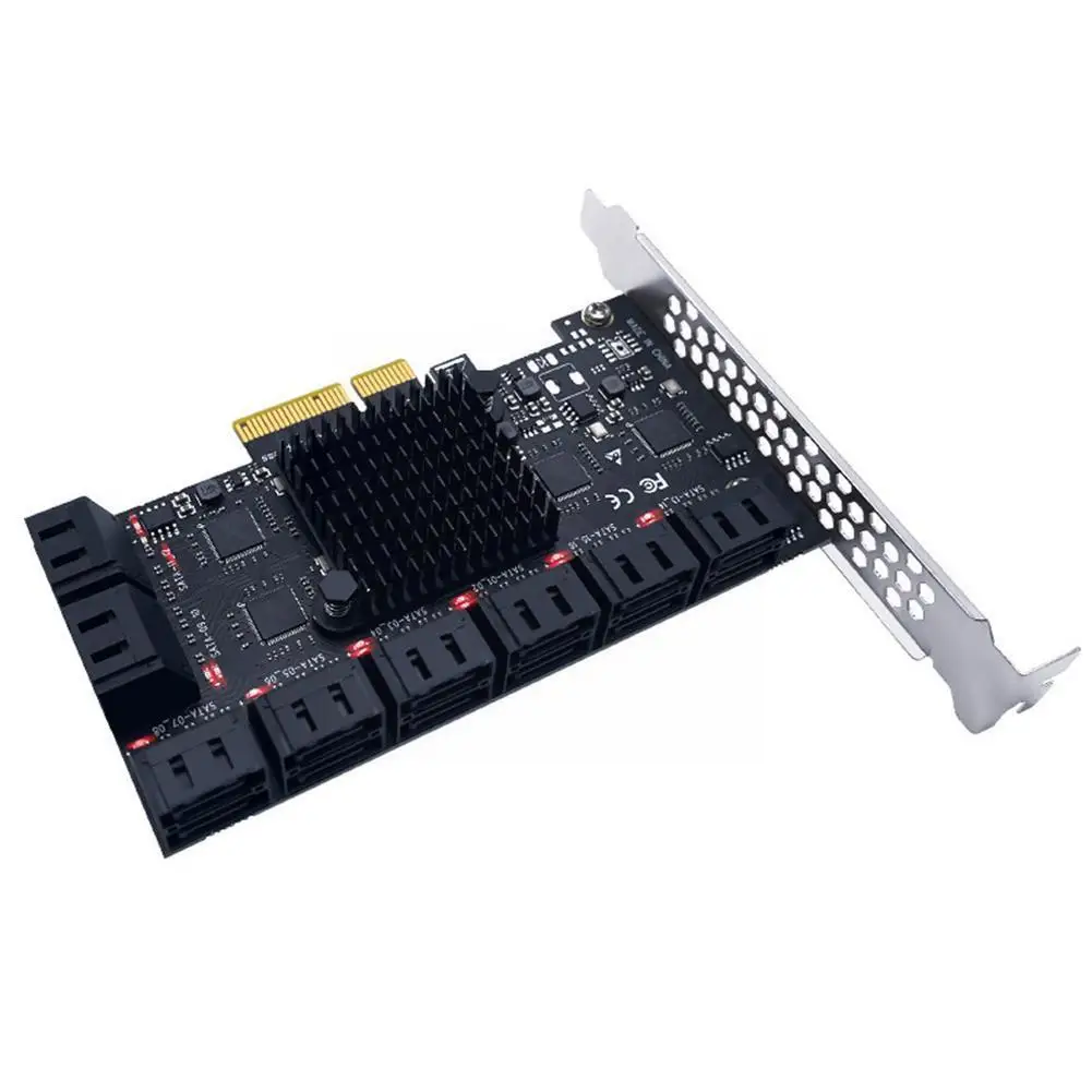 Карта Pcie Sata 16 портов 6 ГБ 3 0 поддержка устройств X4 Pci Расширение на карту