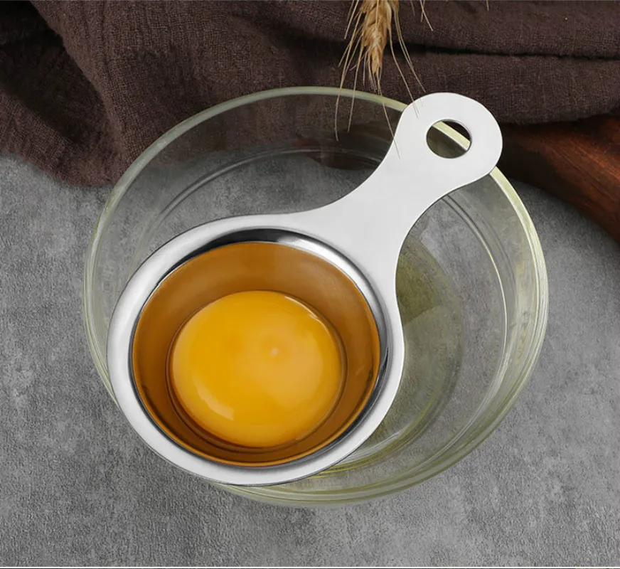 Разделитель яиц из нержавеющей стали яичный желток белый сепаратор фильтр с