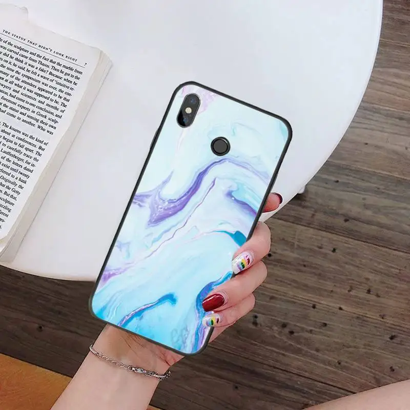 

Fashion Matte Marble Texture Stone Phone Case For Xiaomi Redmi 7 9t 9se k20 mi8 max3 lite 9 note 8 9s 10 pro Soft Silicone