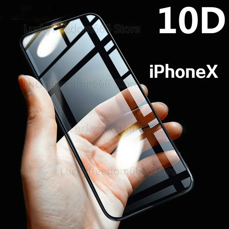 10D полностью изогнутое закаленное стекло для iPhone 11 Pro Max 2019X7 8 6 6S Plus XR XS MAX защитная Пленка чехол
