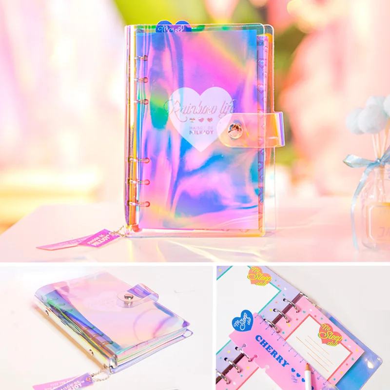 A6 спиральный блокнот планировщик Органайзер разделители дня Еженедельный