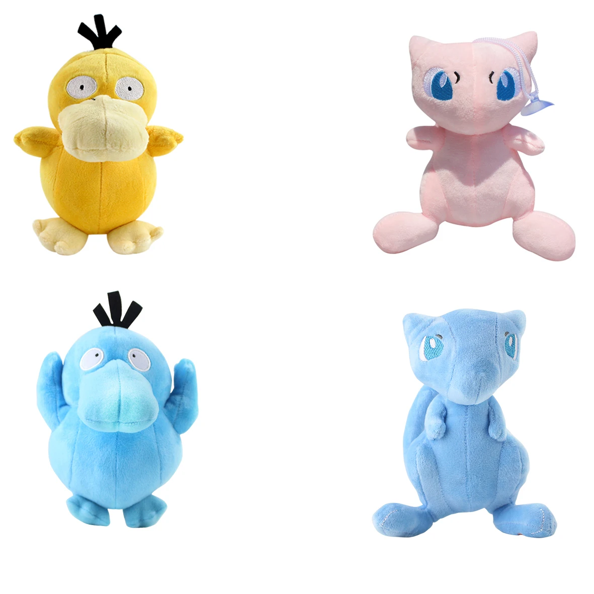 

Japanese anima Pokemoned mew Psyduck Shiny and delicate kawaii plush toys Cute dolls stuffed Toys for children