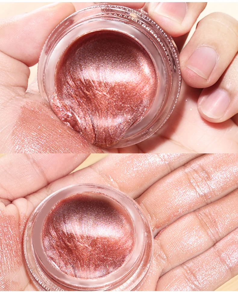 Гелевый хайлайтер жидкие гелевые тени для век блеск осветитель макияж