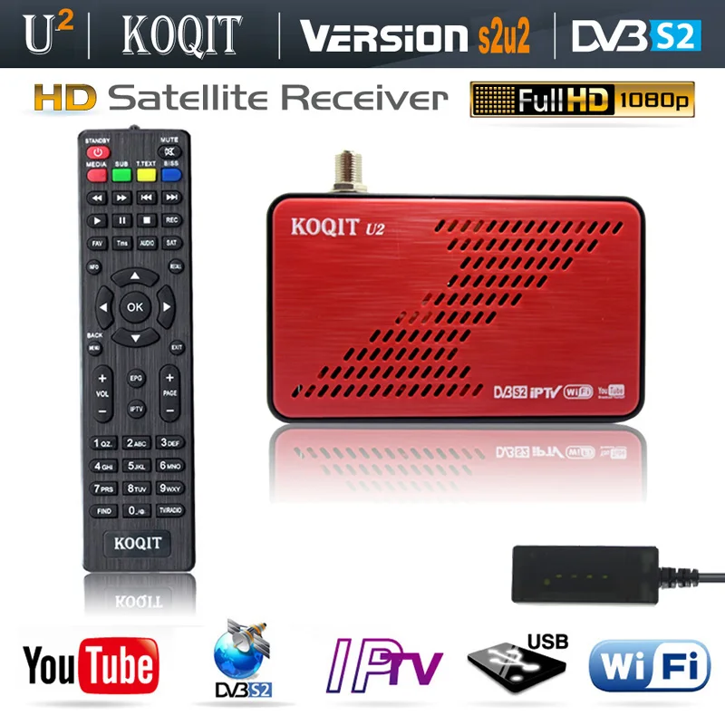 Глобальный FTA цифровой ТВ приставка DVB-S2 рецептор Бесплатный спутниковый ресивер ip tv DVB S2 декодер скам/Newcam Vu Biss ТВ тюнер Wifi Youtube