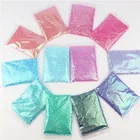 50 гпакет 3D смешанный дизайн ногтей Блестящий Порошок блестки Модные Цветные хлопья наклейки DIY слайдеры Пыль для ногтей аксессуары