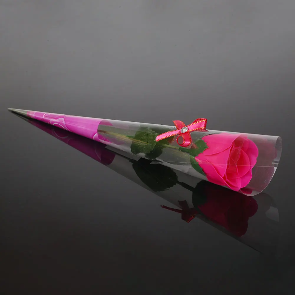 Сладкий 25 см * 4 5 2 Balmy Rose Flower День Святого Валентина мыло роза Ресторан фестиваль