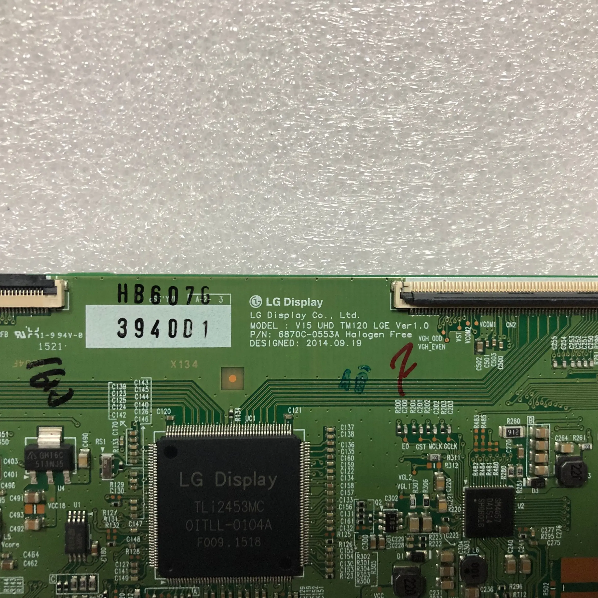 Бесплатная доставка оригинальная логическая плата 100% для LG V15 UHD TM120 LGE Ver 0 4 6870C