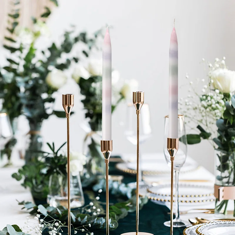 2 шт. Радуга капельного магия свечи штендеров ужин лампы в форме декоративные для