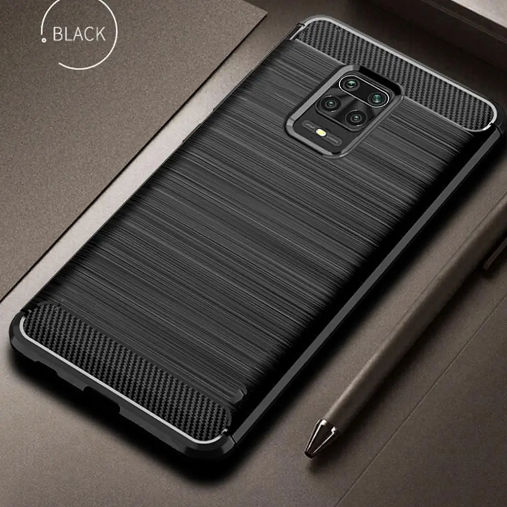 Чехол из углеродного волокна для Xiaomi Mi 10 Pro Redmi Note 9S 9 8T 8 8A K30 K20 CC9 A3 lite мягкий