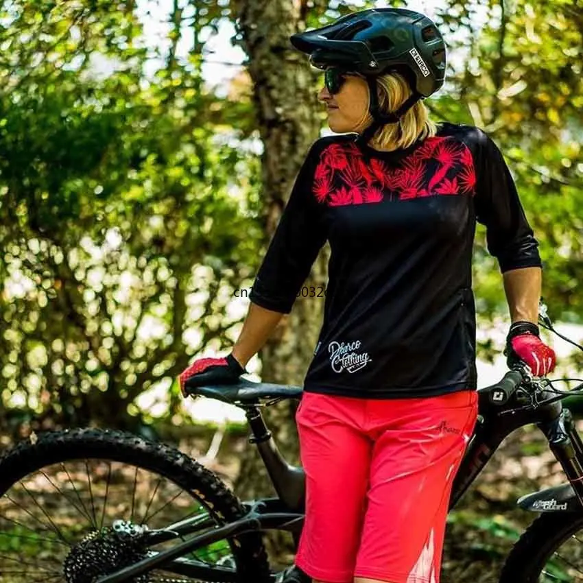 

2021 Ladies sweatshirt Moto bmx mtb downhill Motorcycle Mountain bike enduro Motocross Jersey bike XC DH jersey