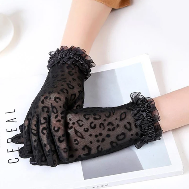 

Fashion Style Women's Summer Uv-proof Driving Gloves Gloves Lace Gloves