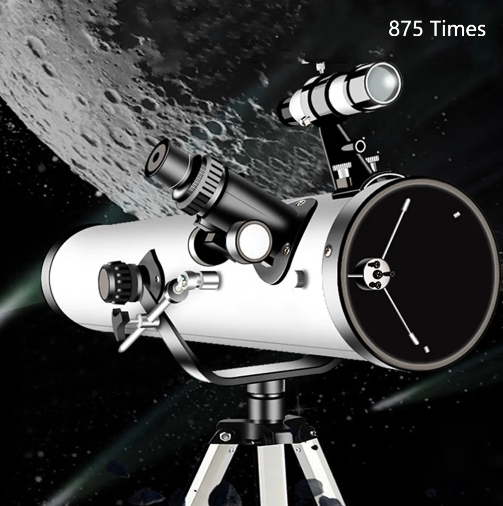 Телескоп астрономический 875X 1 25 дюйма 114 мм для кемпинга | Инструменты