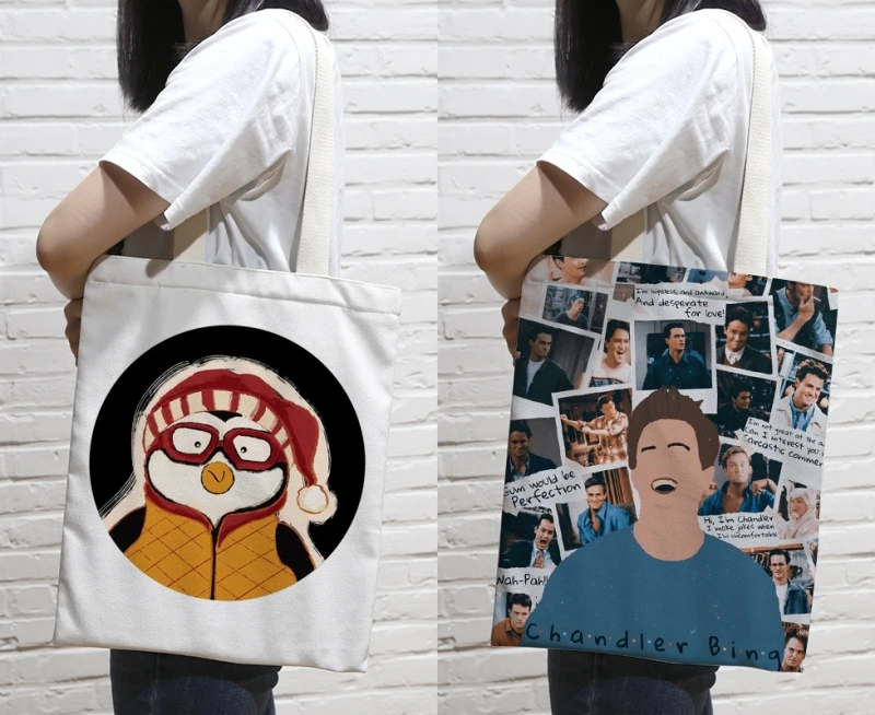 Популярная американская сумка для покупок с телешоу друзей студенческие