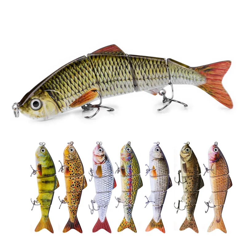 

Лидер продаж, рыболовная приманка 6,5 см/8 см/12 см, многошарнирная жесткая приманка, Реалистичная совместная приманка, воблеры, Тонущая плаваю...