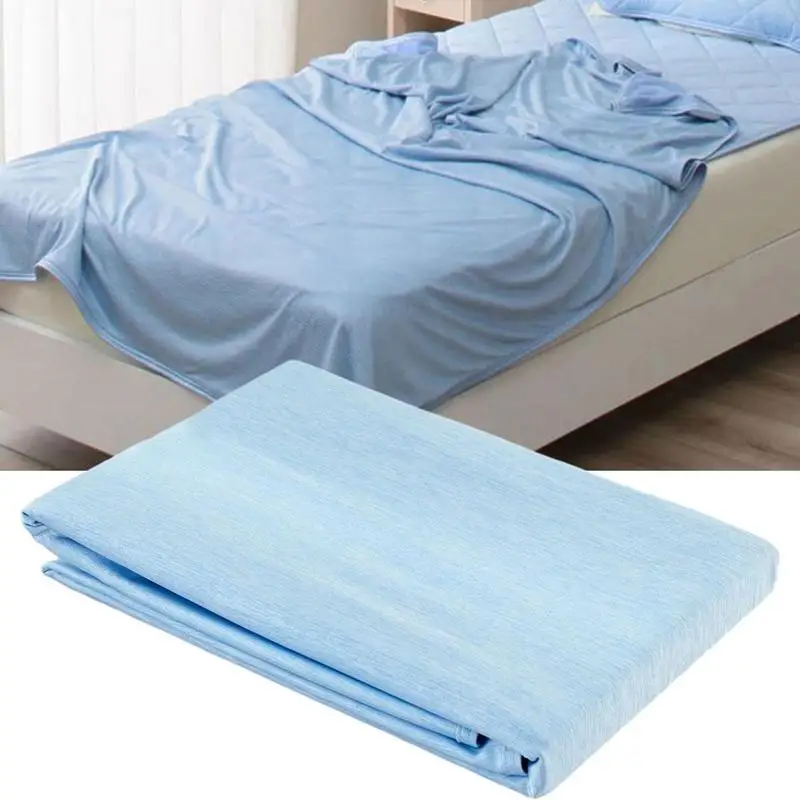 

Summer Cooling Blanket Bamboo Fiber Quilt Nap Air Conditioning Leisure Breathable Knitting Sofa Quilt Towel Blanket 140x190Cm
