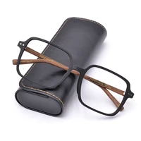japanese brand 18g only ultralight wood oversized glasses frames luxury men women optical myopia prescription eyeglasses frame