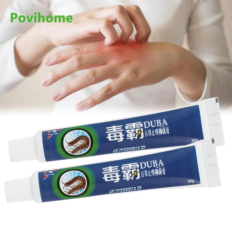 

20g Skin Psoriasis Itching Cream Dermatitis Eczematoid Eczema Ointment Treatment Scaly Plaque Herbal Medical Ointment Body Care