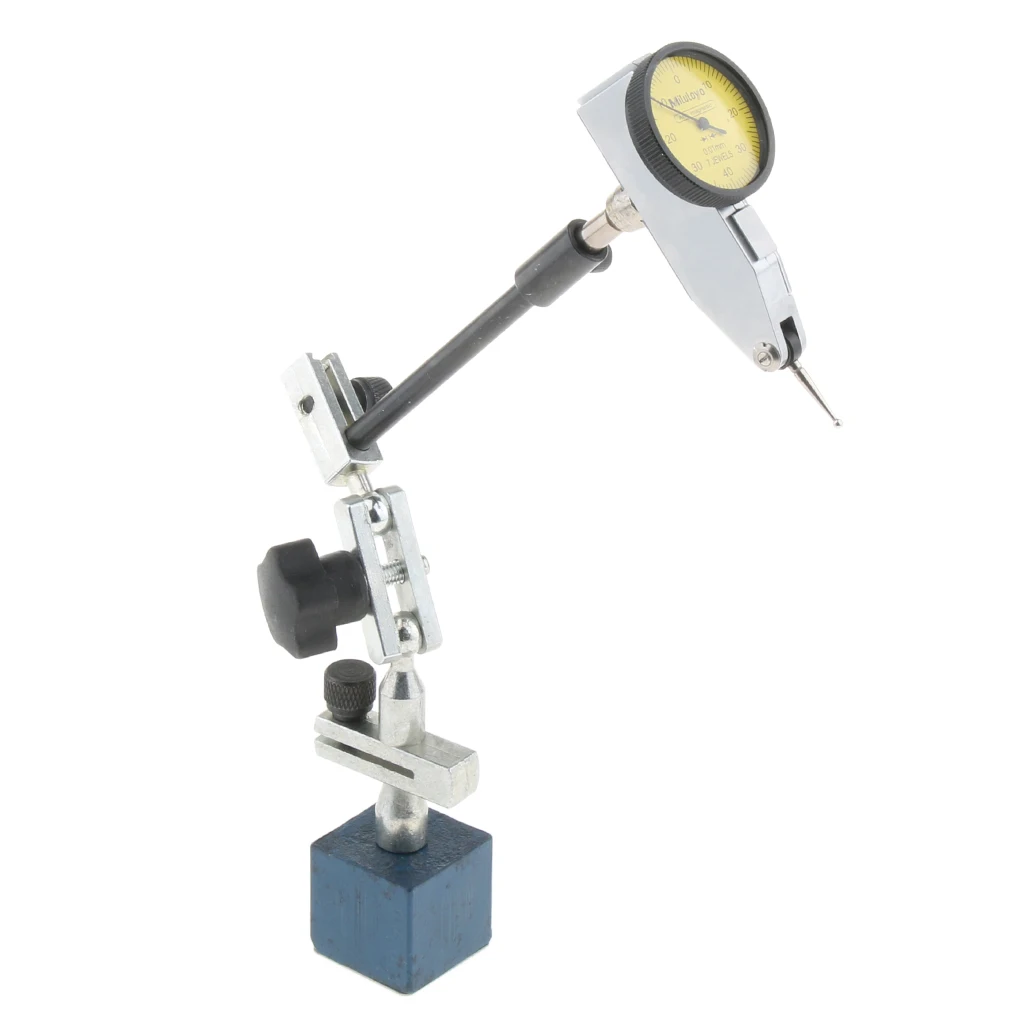 

Precision Dial Test Indicator Gauge & Flexible Magnetic Base Stand Holder