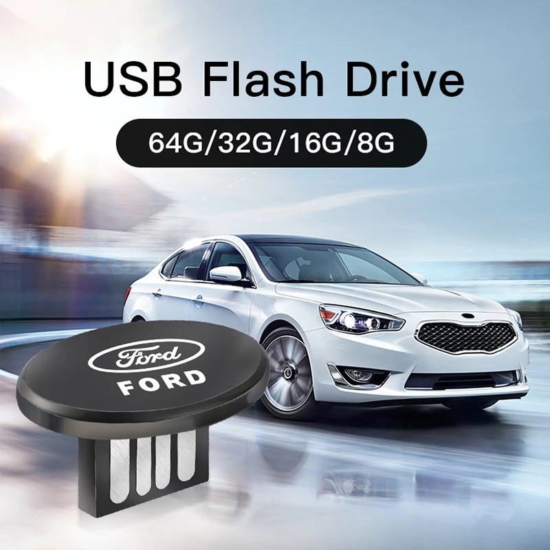 Автомобильный логотип музыкальный мини металлический USB Невидимый