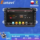 Автомагнитола Eunavi, мультимедийный проигрыватель на Android 10, с GPS, для VW Passat CC, Polo, GOLF 5, 6, Touran, EOS, T5, Sharan, Jetta, volkswagen Tiguan, типоразмер 2DIN