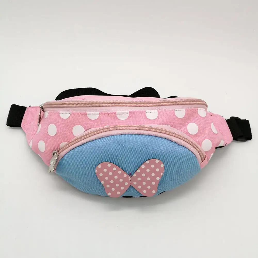 Детские уличные спортивные Поясные Сумки Disney с Микки для мальчиков и девочек