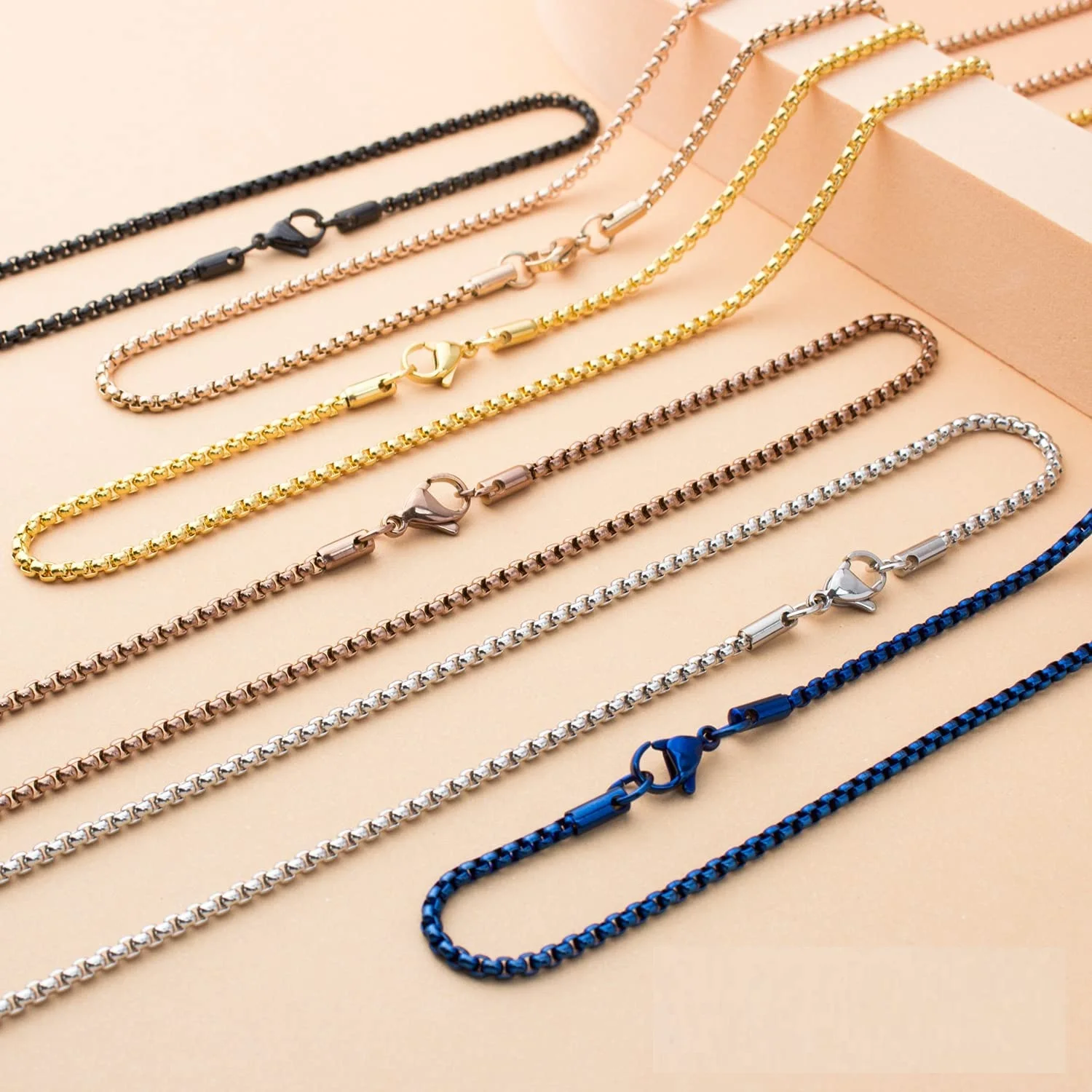 Женский Круглый чокер из гладкой нержавеющей стали 2 мм | Украшения и аксессуары