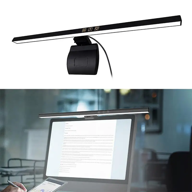 

LED Desk Lamp Dimmable Office Computer Eye-caring Table Lamp For Study Reading Screen Monitor Hanging Light for working gaming