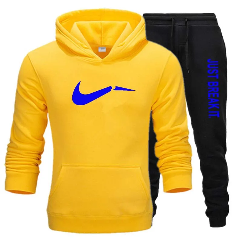 Камуфляжный спортивный беговой костюм для мужчин спортивная одежда с капюшоном