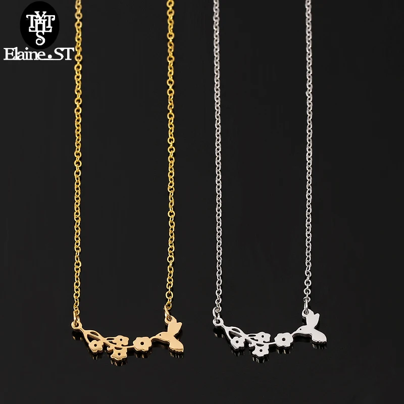 Оптовая продажа ожерелье из нержавеющей стали с птицей для женщин ожерелья