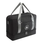 Портативная легкая сухая и влажная сумка для багажа, дорожные сумки для хранения одежды, сумка на молнии, маленькая ручная спортивная сумка с пакетом для обуви
