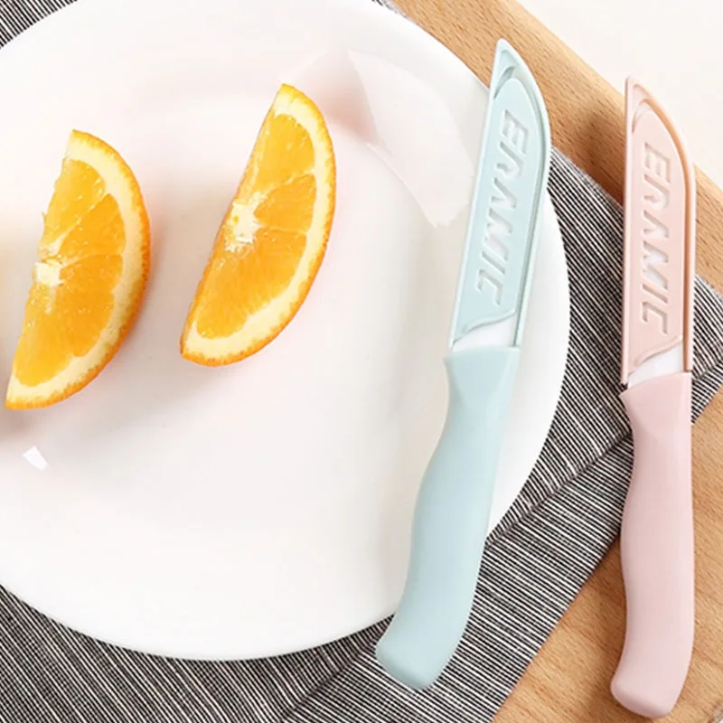 

1PC Mini Ceramic Fruit Knife Kitchen And Bar Supplies Portable Folding Knife Creative Kitchen Fruit Knife Paring Knife