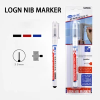 1pcs 20mm deep hole long nib marker pens multi function depth marker home decoration paper metal glass cotton leather goods mark