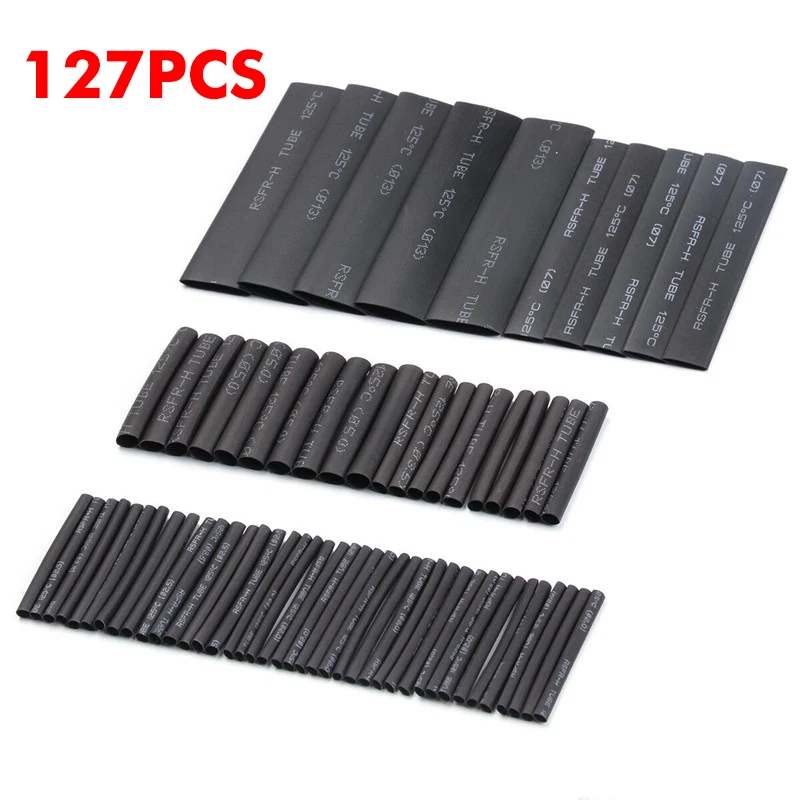 127 шт. термоусадочные трубки для труб|Кабельные рукава| |