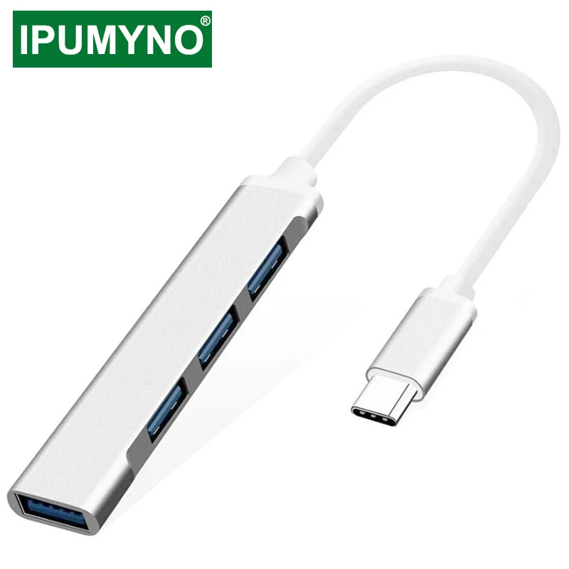 USB-концентратор 3 0/3 1 Type-C 4 порта мультиразветвитель OTG для Xiaomi Lenovo Macbook Pro Air ПК