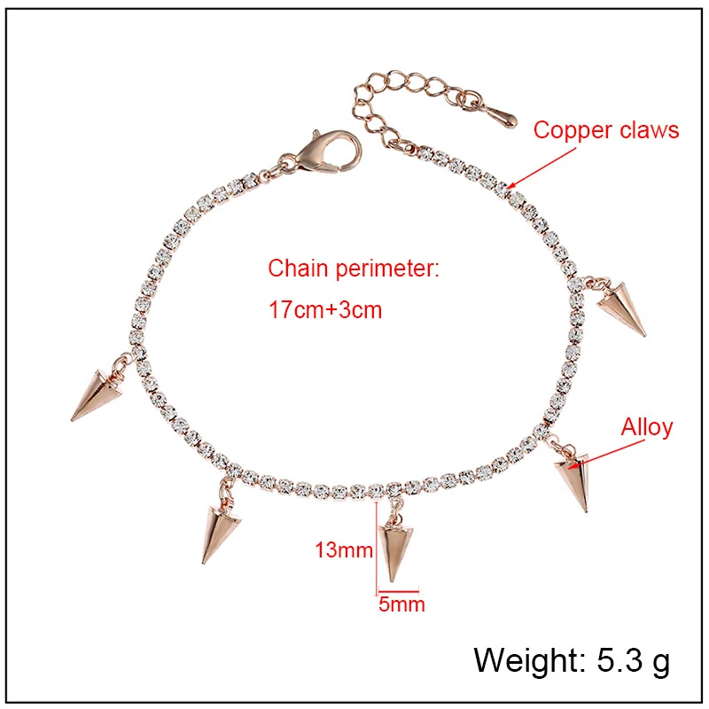 Cpop модные браслеты для женщин амулеты со стрелками золотые стразы кубические