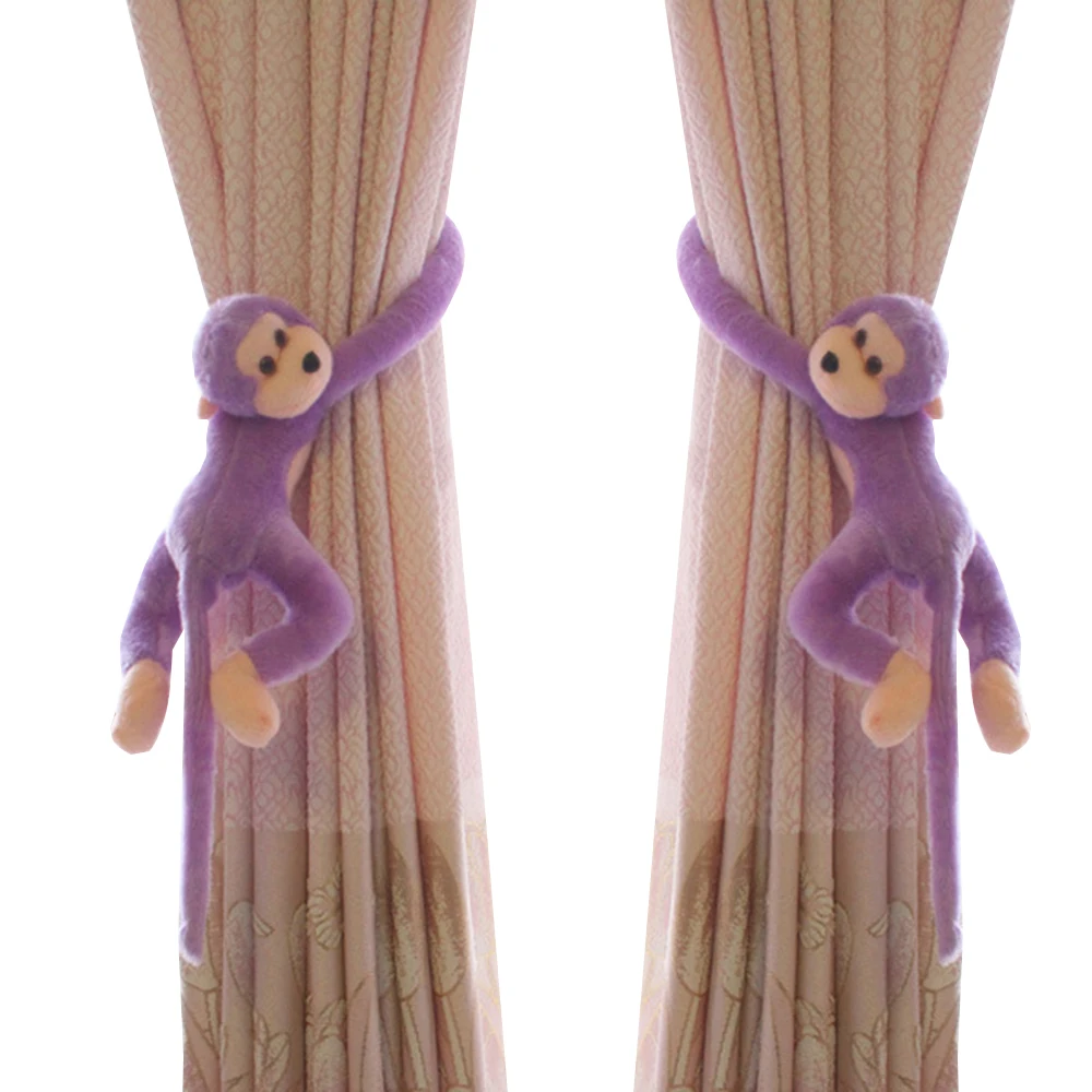 2 шт. занавес с рисунком цветка крысы обезьяны стойка для штор зажим крючка