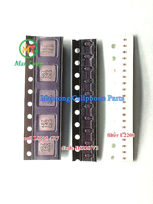 3 sets-10sets диод подсветки D8228 V3 + катушка L8225 4R7 фильтр фоновой L2200 для ipad 2 4 mini |