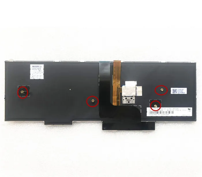 Американский английский клавиатура с подсветкой для lenovo Thinkpad P51 P50 подсветка Teclado 00PA288 00PA370 SN20K85114