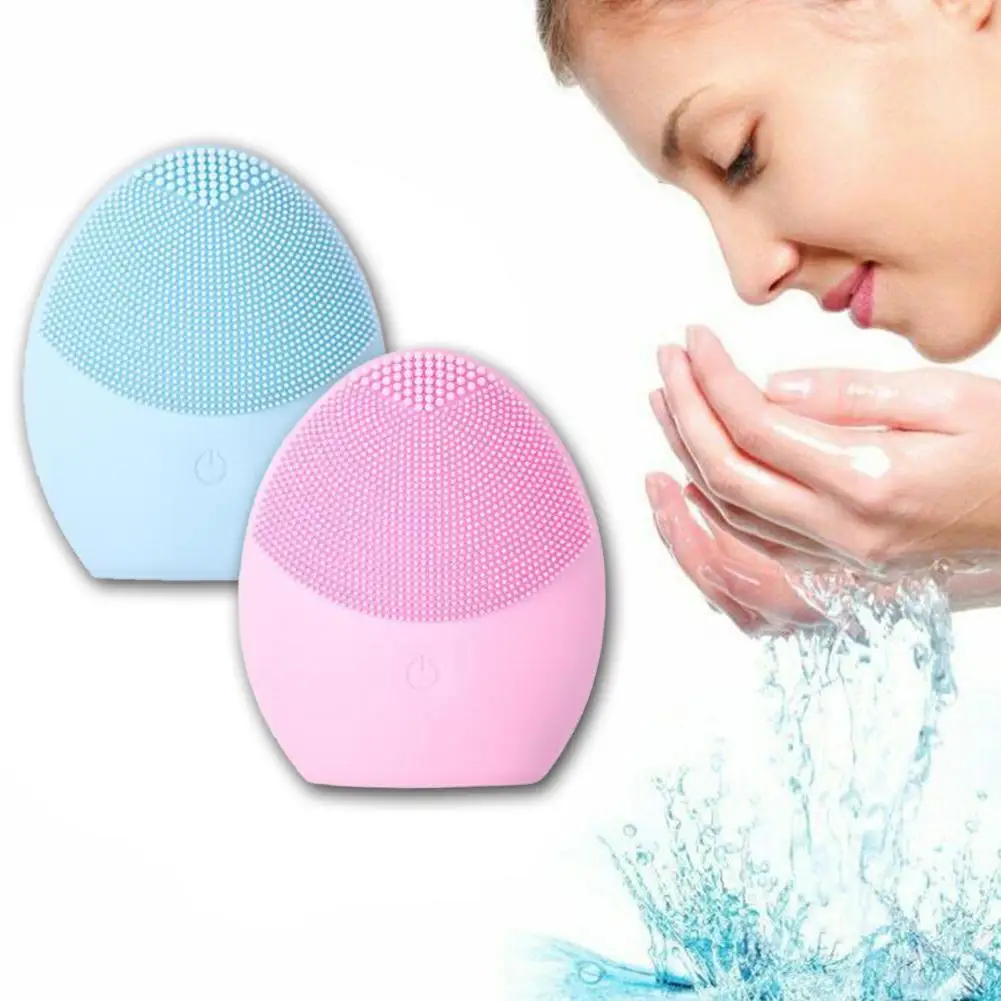 Глубокое очищение лица средство для мытья Электрический Очищающий Инструмент