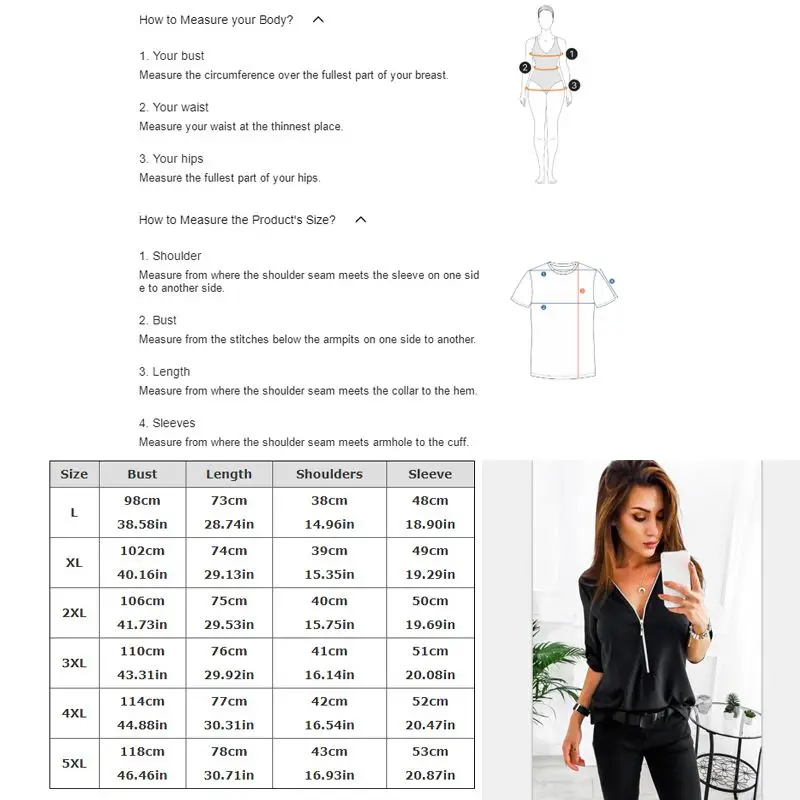 

Spring Summer Zipper Short Sleeve Harajuku Woman Tshirts Sexy V Neck Solid Shirts for Women Casual Loose Shirt Tops Plus Sizes