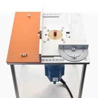 aluminium router table insert plate electric wood milling flip board with miter gauge guide table saw woodworking workbench