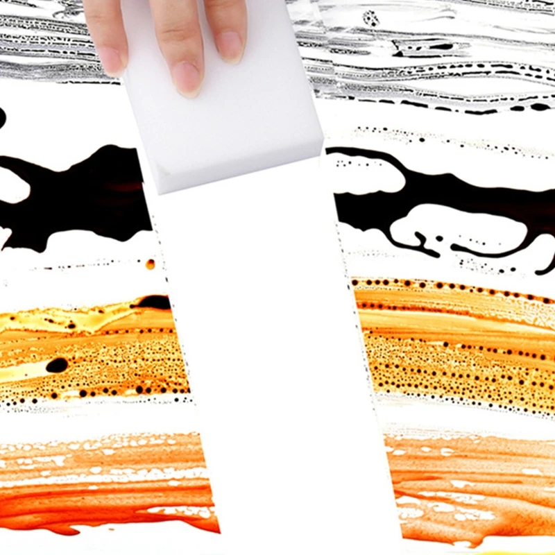 

100 шт. нано-губка для кухни/маленькая белая обувь/Пластиковые приборы чистящие инструменты нано-губка N1HF