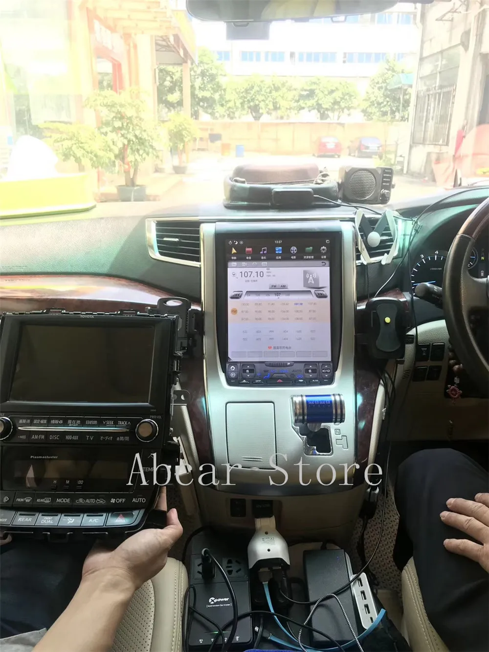 Tesla стиль Android 8,1 автомобильный dvd-плеер gps навигация для Toyota alphard Vellfire 20 серии 2007- PX6 ips JBL 18 динамики