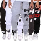 Женские брюки с принтом, спортивные брюки на завязках с эластичным поясом