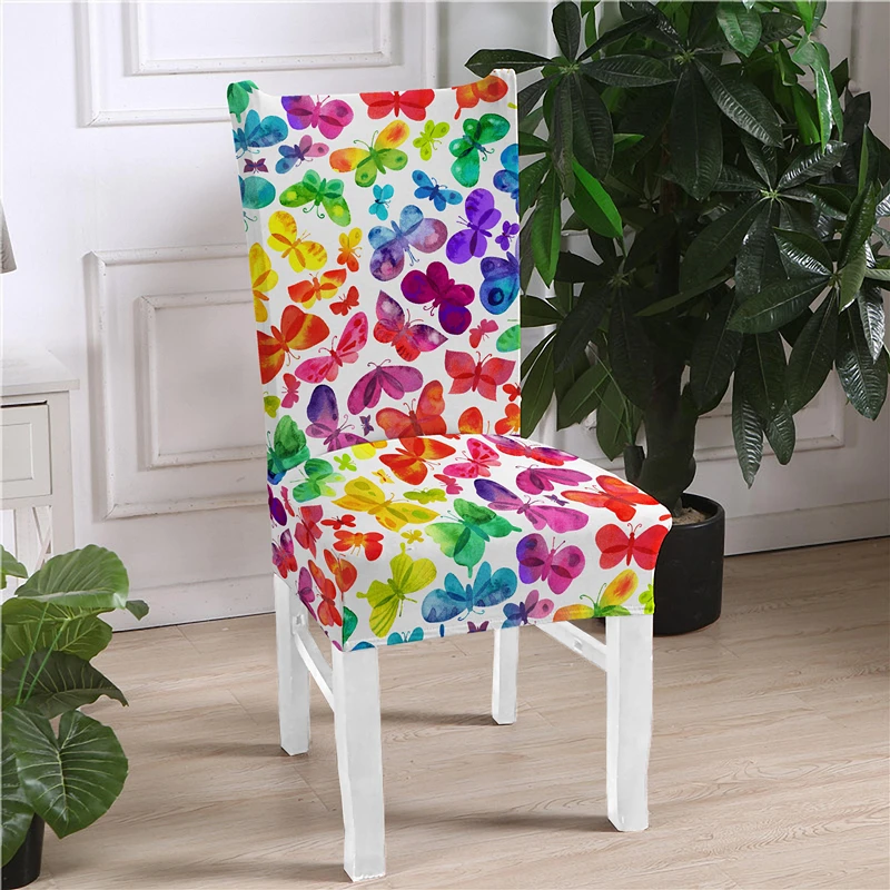 Универсальный Размеры тропические листья накладка на стул для банкета дома