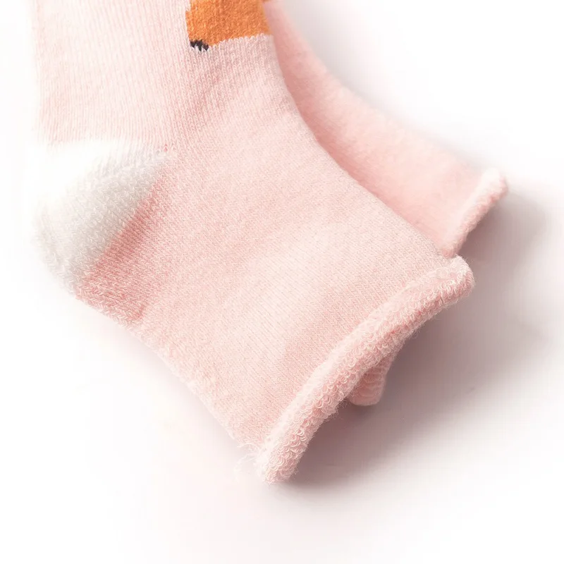 

5 PCS Baby Socks Infant Toddler Cotton Sock Autumn/winter Casual Cartoon Pattern Warm Children's Socks 0~3 Y