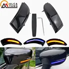 Поворотный сигнал для Renault Captur Kaptur Clio IV MK4 13-18, светодиодная подсветка для бокового зеркала заднего вида, последовательный индикатор, лампа поворота