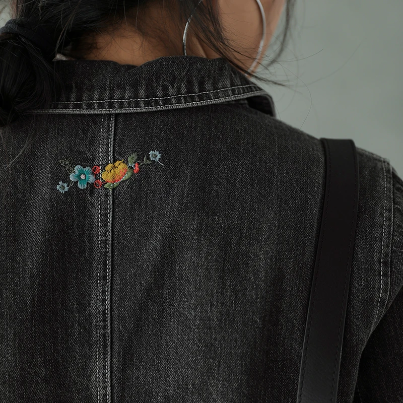 2020 весенне-осенние куртки модные женские свободные Универсальные джинсовые